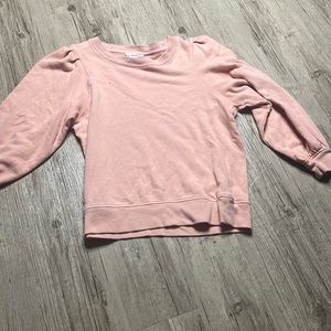Light pink flared sleeves